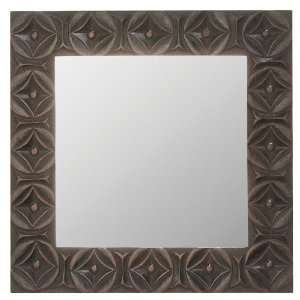  Accents de Ville Carved Shaker Mirror, 14 x 14 Home 