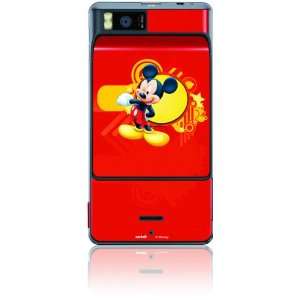   Skin for DROID X   Mickey Mouse   winking Cell Phones & Accessories