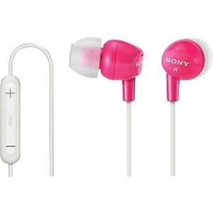  New SONY DREX12IP/PNK EX EARBUDS WITH IPOD REMOTE (PINK 
