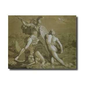 Fight Of Achilles With The River Scamander Giclee Print 