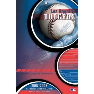 Los Angeles Dodgers 2007   2008 5x8 Academic Weekly Assignment Planner