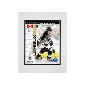  Mario Lemieux Ice Breakers Composite Double Matted 8 x 