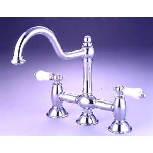  PKS3781PL 8 inch center spread bridge kitchen faucet: Home Improvement
