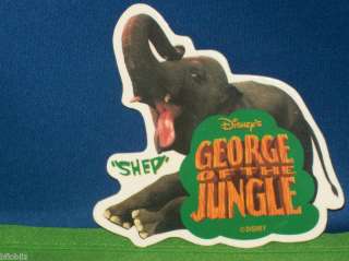 Disney GEORGE JUNGLE SHEP Elephant 1997 Movie Pinback  