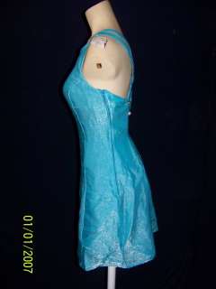 teal blue party prom dress occasion McClintock  