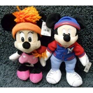 Retired Disney Wintertime Holiday Christmas Mickey Mouse and Minnie 