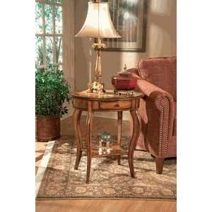  Butler Olive Ash Burl Oval Accent Table: Home & Kitchen