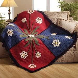  Floral Spray Afghan Pattern