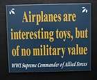 Aviation Airplanes are Interesting Toys Wood Sign