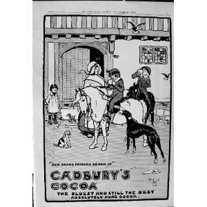  1900 Advertisement CadburyS Cocoa Parisian Diamond 