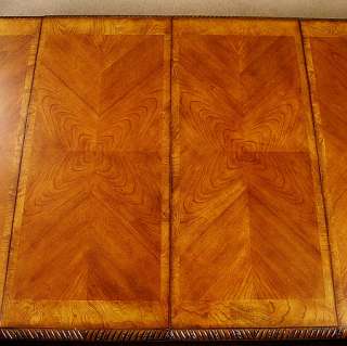 10Ft Mahogany Double Pedestal Dining Table W/ Leaves  