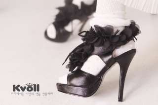 Fashion flower high heel Sandals shoes L3204 UK sz2 5.5  