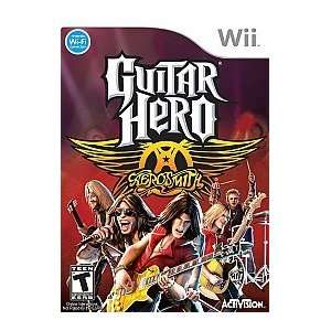 Wii Guitar Hero Aerosmith Bundle (Game, Wireless Guitar, & Microphone 