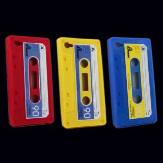 3Pcs Colorful Tape Durable Silicone Back Case Cover for Iphone 4G 4TH 