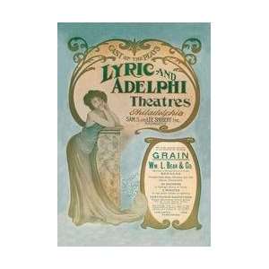  Lyric And Adelphi Theatres 20x30 poster: Home & Kitchen