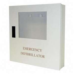  DefibTech DAC220 Wall Mount Case, Alarmed, White, 18 x 18 
