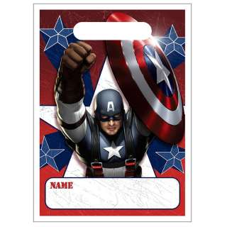 Captain America Party Supplies Treat Loot Bags  