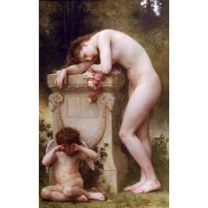   Adolphe Bouguereau   24 x 38 inches   Pain damour: Home & Kitchen