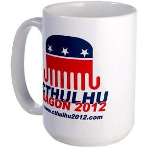  Cthulhu/Dagon2012 Funny Large Mug by CafePress: Everything 