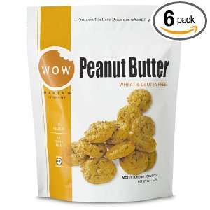 WOW BAKING COMPANY Cookies, Peanut Butter, 8 Ounce (Pack of 6):  