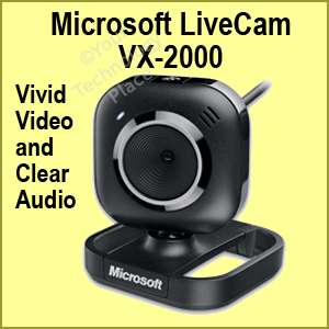 Microsoft LifeCam VX 2000 1.3MP 3X Zoom Webcam 882224793681  