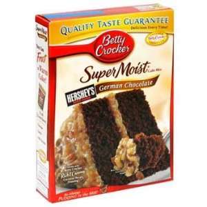 Betty Crocker Super Moist German Chocolate Cake Mix 15.25 oz (Pack of 