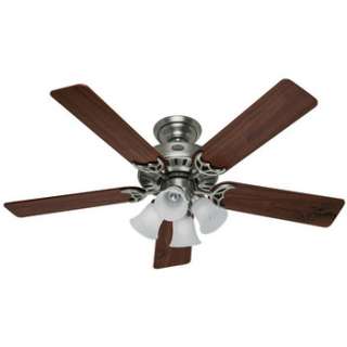 Hunter 52 in Antique Pewter Ceiling Fan with Light 20184  