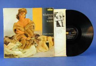 Julie London Whatever Julie Wants Liberty LP LRP 3192 Mono  