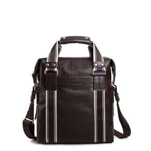 Mens 100% Real Genuine Leather Purse Handbag Messenger Sling Shoulder 