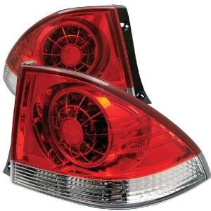   Lexus IS 300 01 02 03 LED Tail Lights   Red Clear (Pair): Automotive