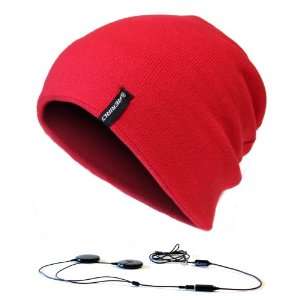  AERIAL7 Sound Disk Beanie Perisher Red w/ Built in 