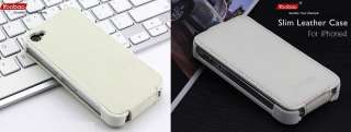 YOOBAO Genuine Leather White Case Cover For iPhone 4 4S 4GS  