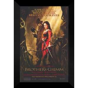  The Brothers Grimm 27x40 FRAMED Movie Poster   Style E 