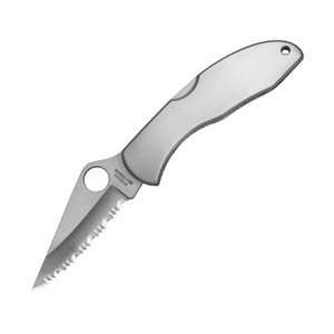  Delica 4, AUS 6 Handle, Serrated