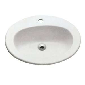  Oval Lavatory   (Single Hole / White)