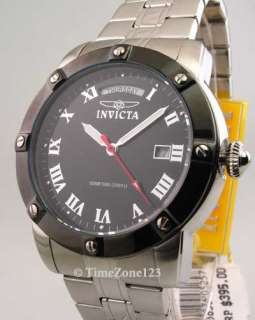 5257 Mens Invicta Steel Day Date Watch 10 ATM New  