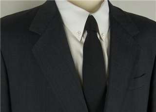 40R Louis Roth CHARCOAL BLACK WINDOWPANE 2 Bt sport coat jacket suit 
