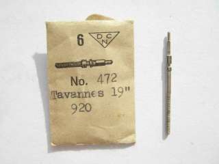 Tavannes ligne 19 cal 920 pocket watch winding stem  