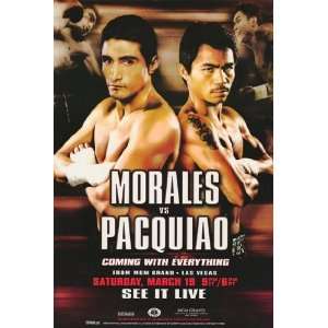  Erik Morales vs Manny Pacquiao by Unknown 11x17