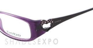 NEW Bebe Eyeglasses BB 5020 GRAPE 002/GRAPE BREEZY AUTH  