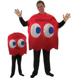 Lets Party By InCogneato Pac Man Blinky Deluxe Adult Costume / Red 