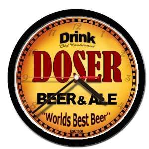  DOSER beer and ale cerveza wall clock: Everything Else