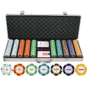  13.5g 500pc Monte Carlo Clay Poker Chips Set Beauty