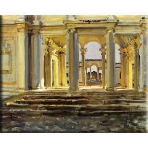  Villa Papa Giulla 16x13 Streched Canvas Art by Sargent, John 