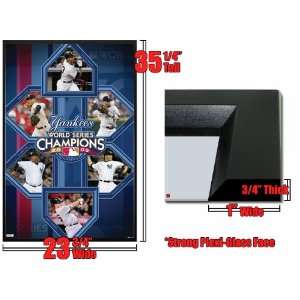   Framed Yankees Poster World Series Champs 2009 Fr4823: Home & Kitchen