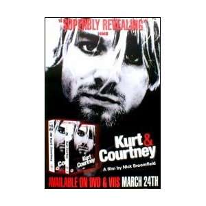  NIRVANA Kurt Cobain and Courtney Music Poster