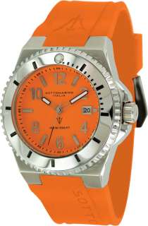 Mens Orange Rubber Dive Watch by Sottomarino SM60210 G  