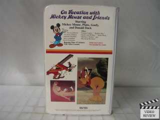 On Vacation with Mickey Mouse and Friends VHS Disney  