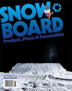 SNOWBOARD MAGAZINE NOVEMBER 2010 WOMENS ISSUE, NEW 1/2 PRICE $2.99 