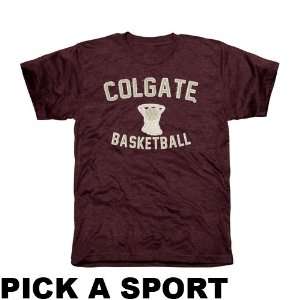  Colgate Raiders Legacy Tri Blend T Shirt   Maroon Sports 